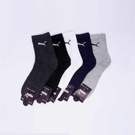 P.M long ankle socks pack of 5
